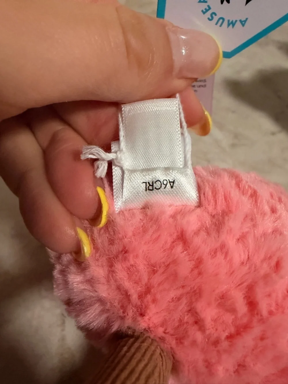 Jellycat my name is amuseables coral NWT with tags - Picture 4 of 6